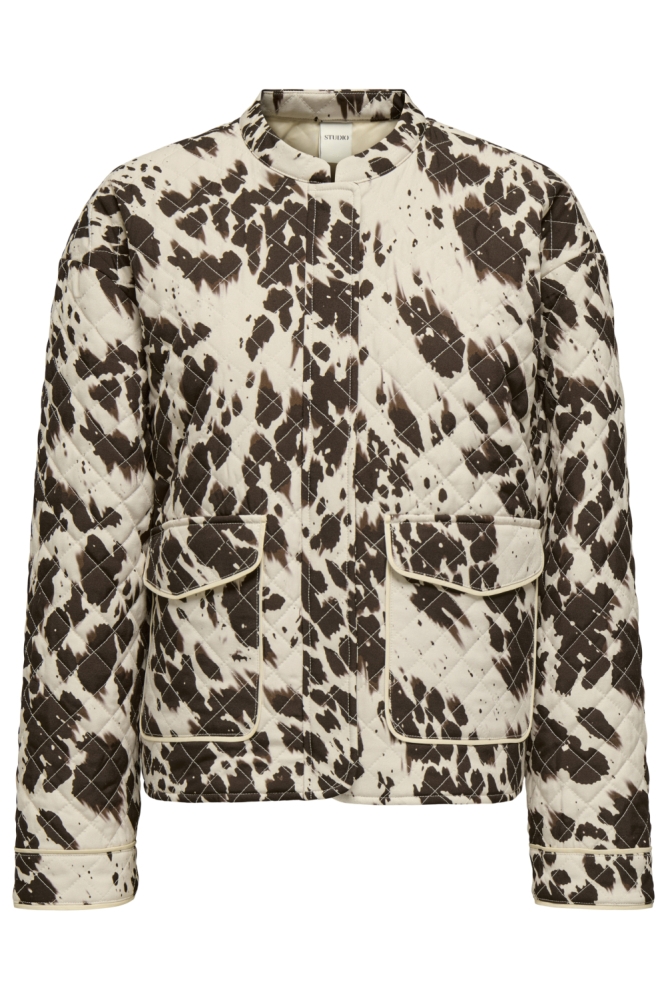 ONLHALLIE QUILTED JACKET OTW NOOS 15328523 BIRCH/COW